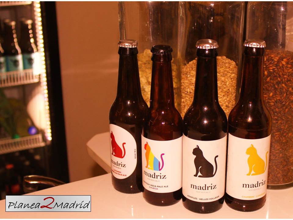 Variedad de cervezas Madriz