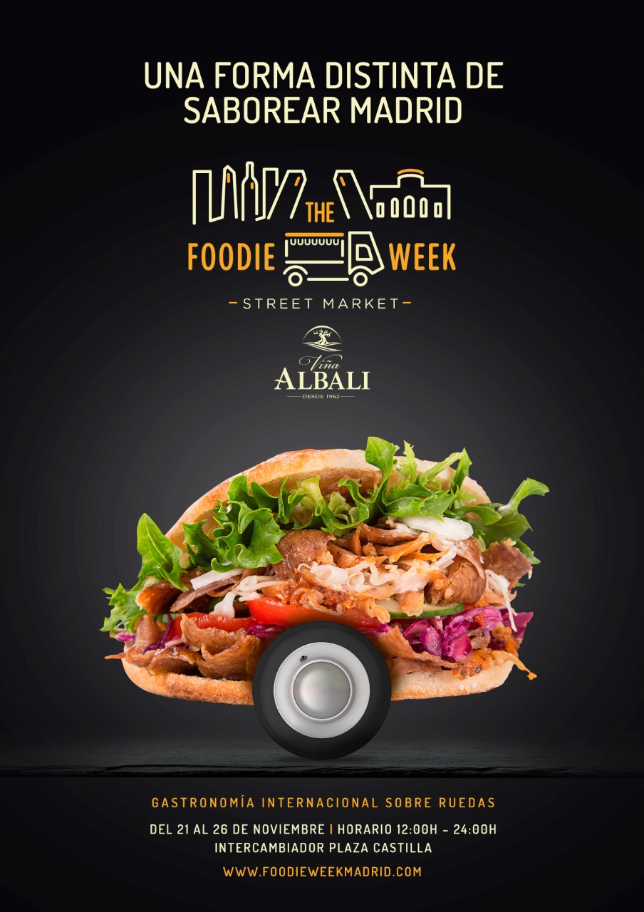 Uno de los carteles publicitarios de "The Foodie Week Madrid"