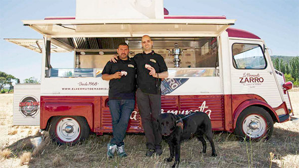 La Vermuneta fue el food truck en el que concursaron.