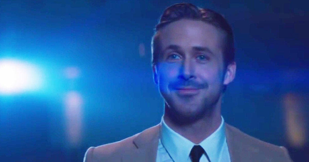 El actor Ryan Gosling en el papel de Sebastián.