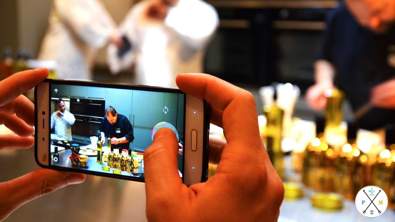 El sensacional show cooking ofrecido por Miguel Garcia y Joseba Guijarro.